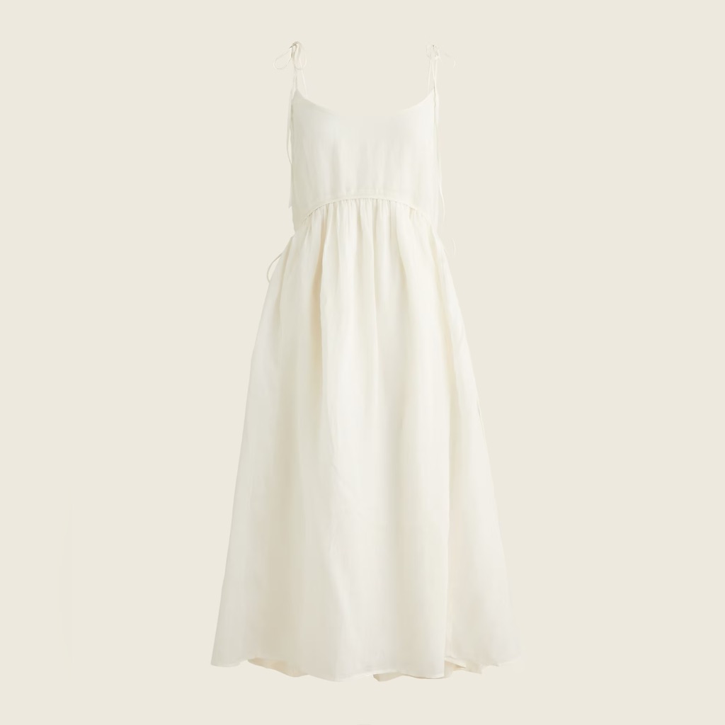 Nwt Ivory J. Crew Dress